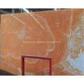 Красочный Натуральный Оникс Камень Оранжевый Нефрит Мраморная Плита
